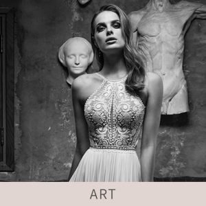 שמלת כלה בגלריה לאומנות